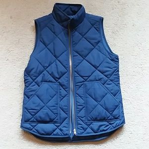 Blue Quilted Vest